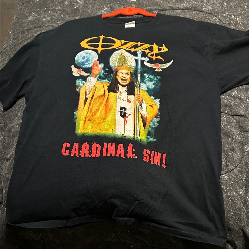 Ozzfest 2005 Ozzy Osbourne Black Graphic concert Tshirt.